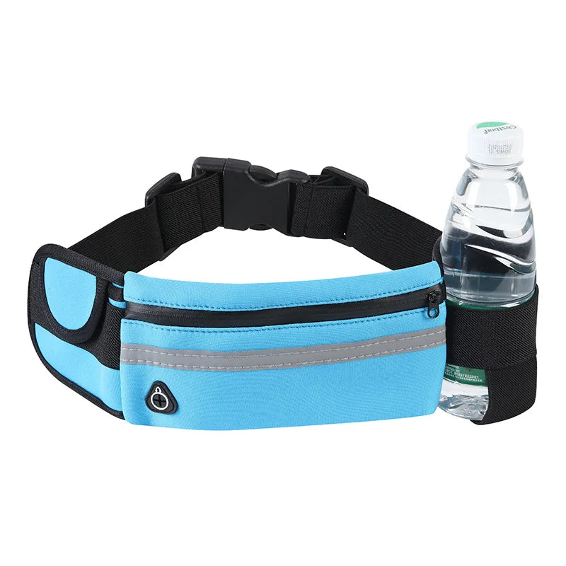 Waterproof Running Waist Bag Sports Jogging Outdoor Mobile Phone Holder Belt Bag Female Male Fitness Cycling Sports Accessories