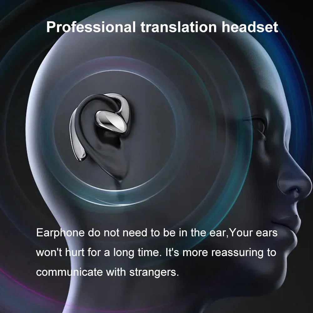 Language Translator Earbuds M8 Headset Supports 144 Languages Real Time Translation Languages Translator Earphones for Traveling