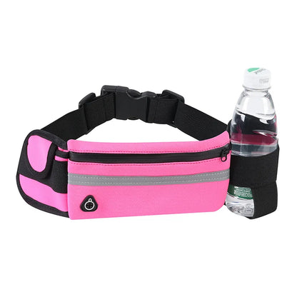 Waterproof Running Waist Bag Sports Jogging Outdoor Mobile Phone Holder Belt Bag Female Male Fitness Cycling Sports Accessories