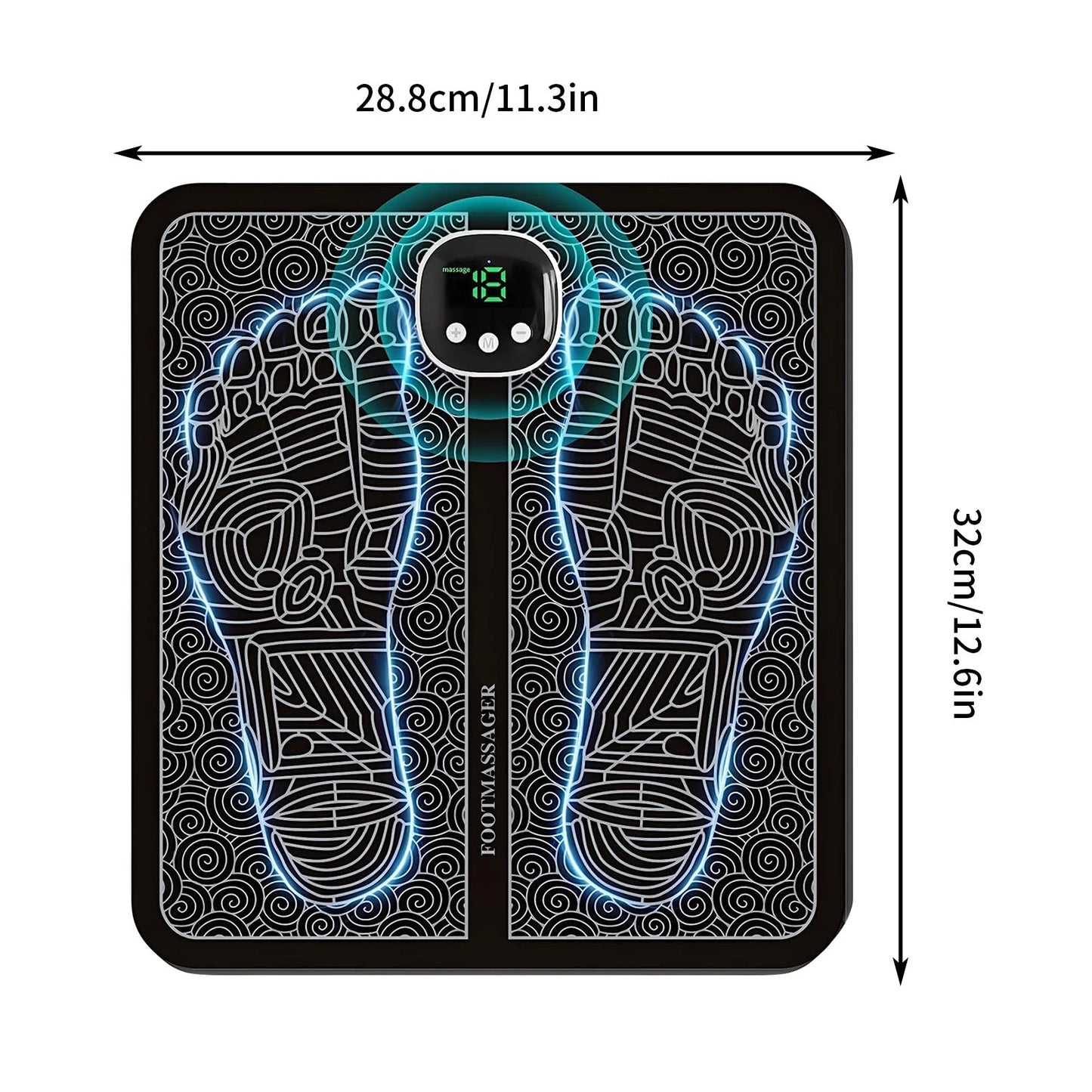 Foot Massager for Neuropathy Feet, Whole Body Massager for Neuropathy, Foot Massager for Circulation and Pain Relief, for Those Who Stand and Work All Day