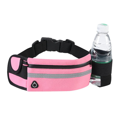 Waterproof Running Waist Bag Sports Jogging Outdoor Mobile Phone Holder Belt Bag Female Male Fitness Cycling Sports Accessories