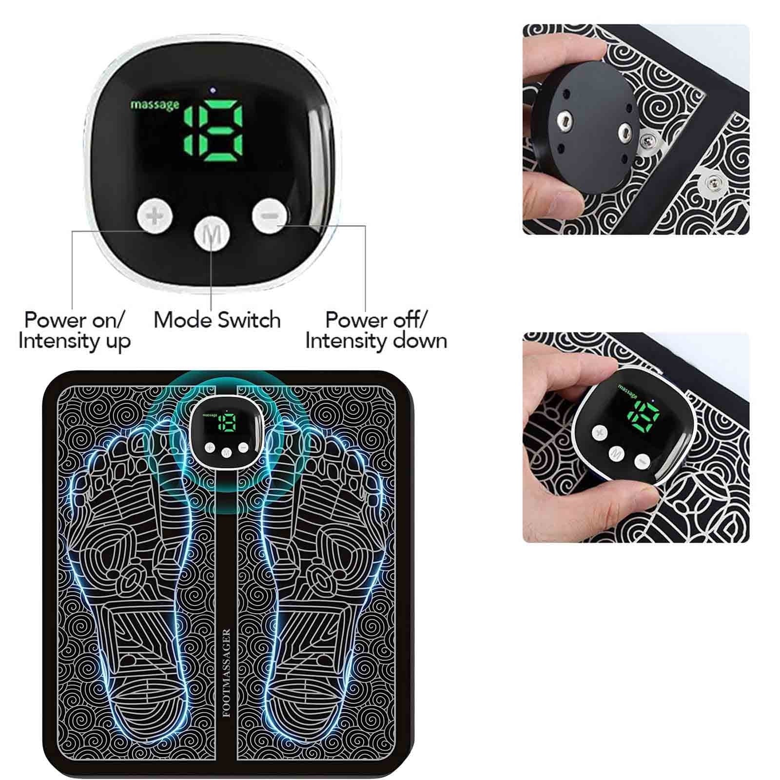 Foot Massager for Neuropathy Feet, Whole Body Massager for Neuropathy, Foot Massager for Circulation and Pain Relief, for Those Who Stand and Work All Day